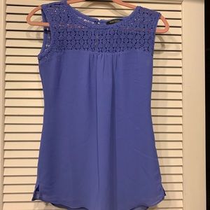 WHBM periwinkle blouse